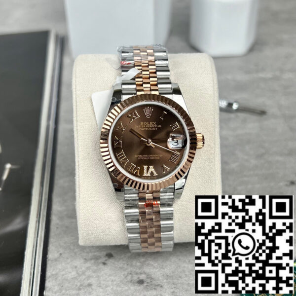 Rolex Datejust 31 M278271-0004 Oystersteel coated 18k rose gold