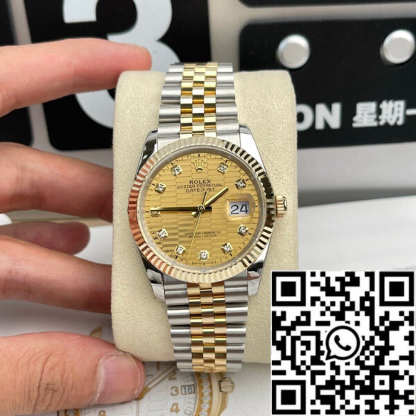 Rolex Datejust 36 126233 GM Factory 1:1 Best Edition 18K Gold Filled 36mm