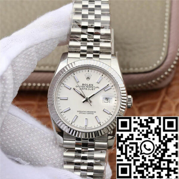 Rolex Datejust 36MM 1:1 Best Edition GM Factory White Dial