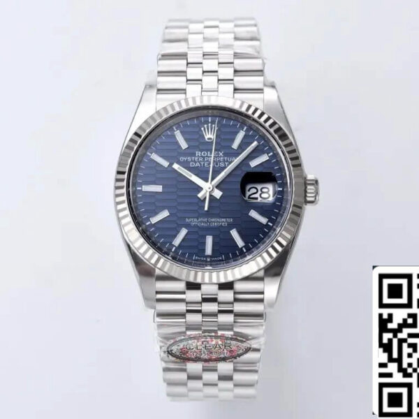 Rolex Datejust 36MM M126234-0049 1:1 Best Edition Clean Factory Blue Dial