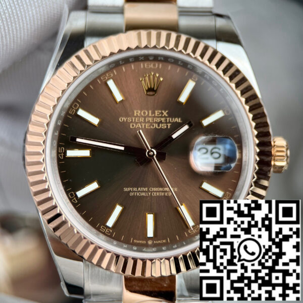 Rolex Datejust 41 Men's Automatic Watch 126331-0001 18k Rose gold coated