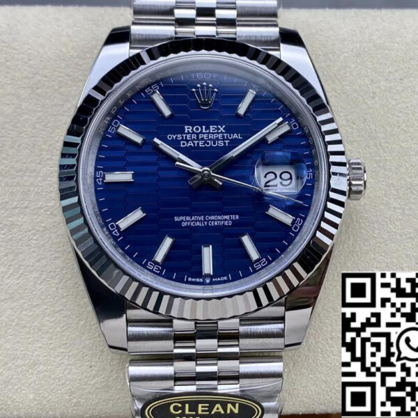 Rolex Datejust 41 mint M126334-0032 1:1 Best Edition Clean Factory Blue Dial