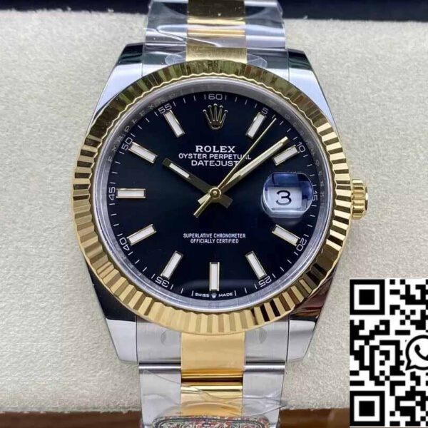 Rolex Datejust 41MM M126333-0013 1:1 Best Edition Clean Factory Black Dial