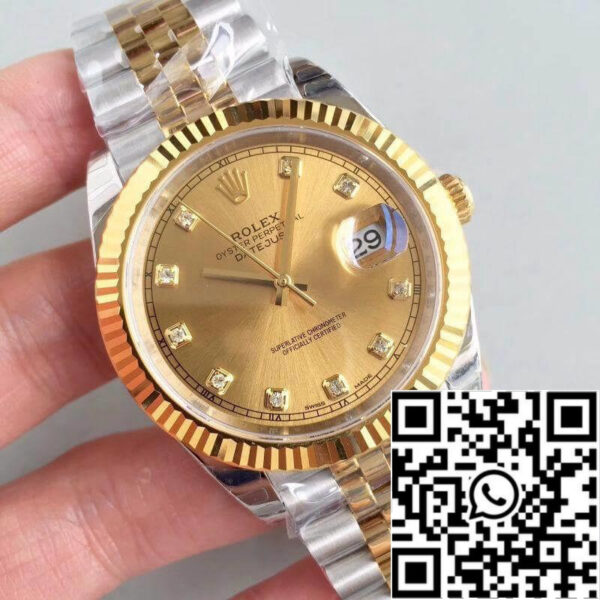 Rolex Datejust II 41mm 116333 EW Factory 1:1 Best Edition Swiss ETA2824 Champagne Dial