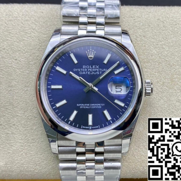 Rolex Datejust M126200-0006 1:1 Best Edition EW Factory Blue Dial