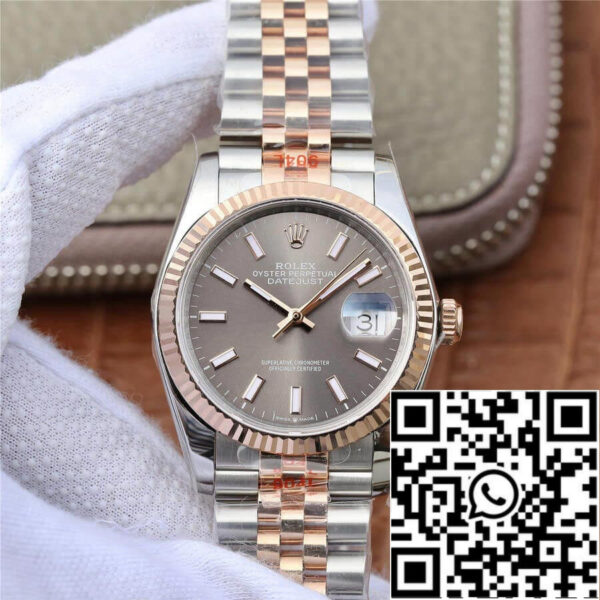 Rolex Datejust M126231-0013 36MM 1:1 Best Edition GM Factory Rose Gold