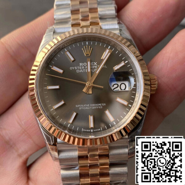 Rolex Datejust M126231-0013 36MM 1:1 Best Edition VS Factory Gray Dial