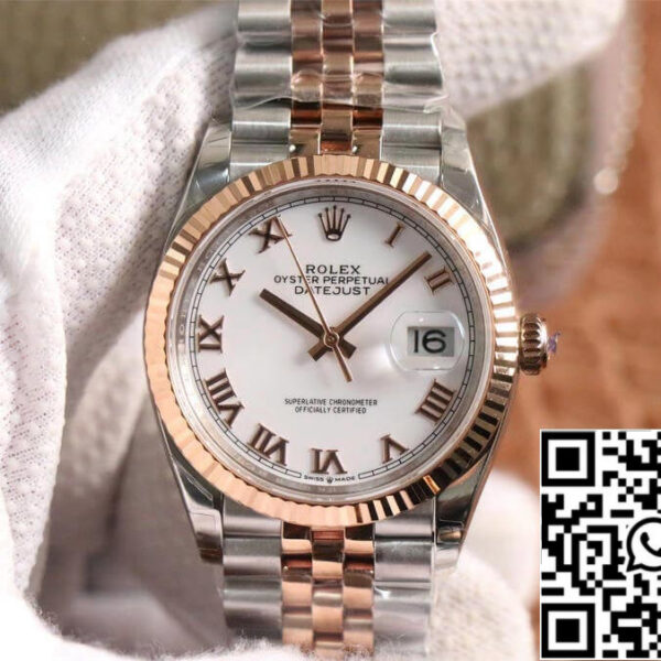Rolex Datejust M126231-0015 1:1 Best Edition EW Factory White Dial