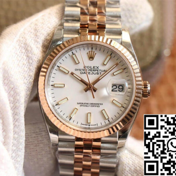 Rolex Datejust M126231-0017 1:1 Best Edition EW Factory White Dial