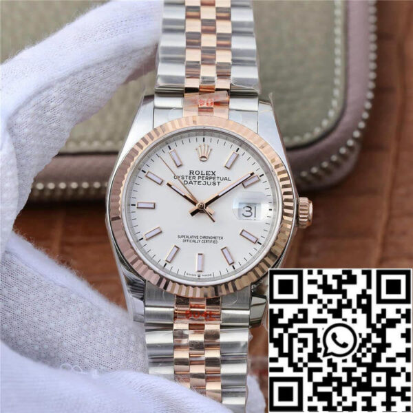 Rolex Datejust M126231-0017 36MM 1:1 Best Edition GM Factory White Dial