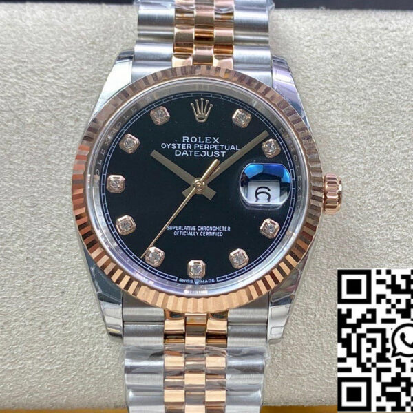 Rolex Datejust M126231-0019 1:1 Best Edition EW Factory Black Dial