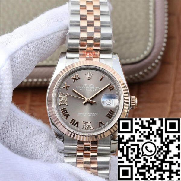Rolex Datejust M126231-0023 36MM 1:1 Best Edition GM Factory Grey Dial