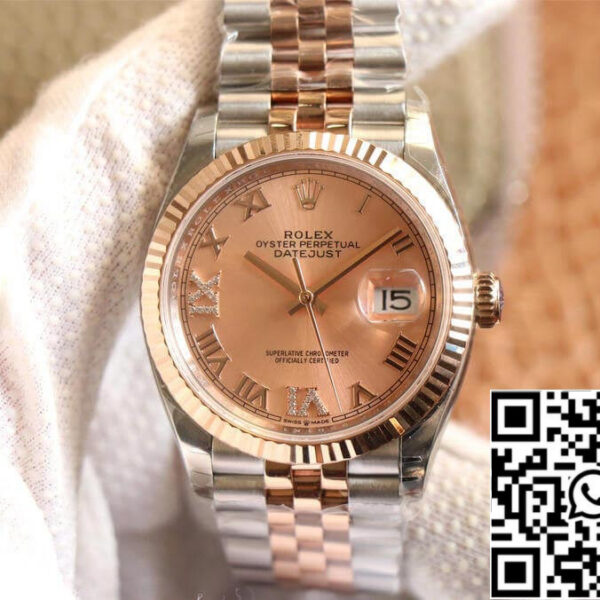 Rolex Datejust M126231-0027 1:1 Best Edition EW Factory Rose Gold