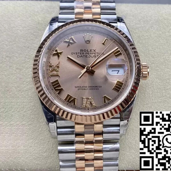 Rolex Datejust M126231-0027 36MM 1:1 Best Edition VS Factory Gold Dial