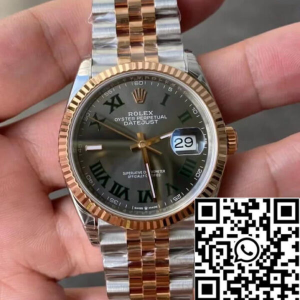 Rolex Datejust M126231-0029 36MM 1:1 Best Edition VS Factory Gray Dial