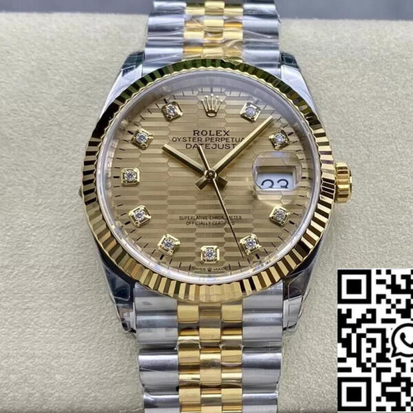 Rolex Datejust M126233-0045 36MM 1:1 Best Edition VS Factory Diamond Dial
