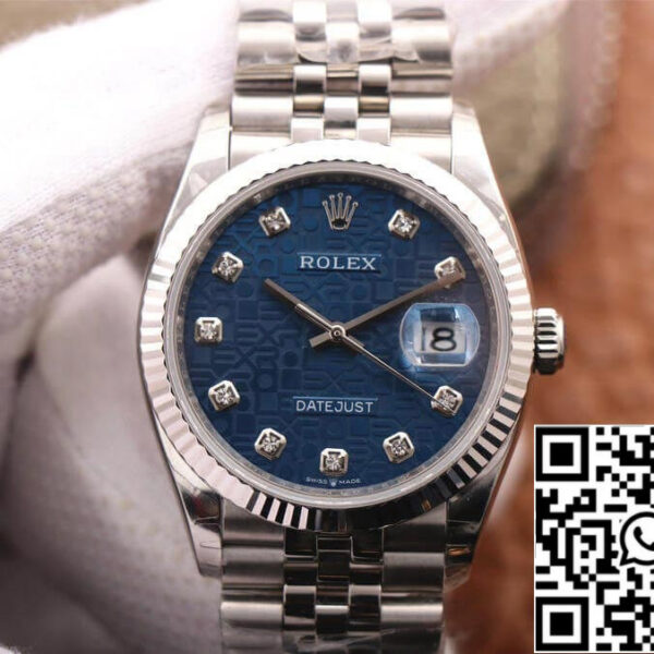 Rolex Datejust M126234-0011 1:1 Best Edition EW Factory Blue Dial