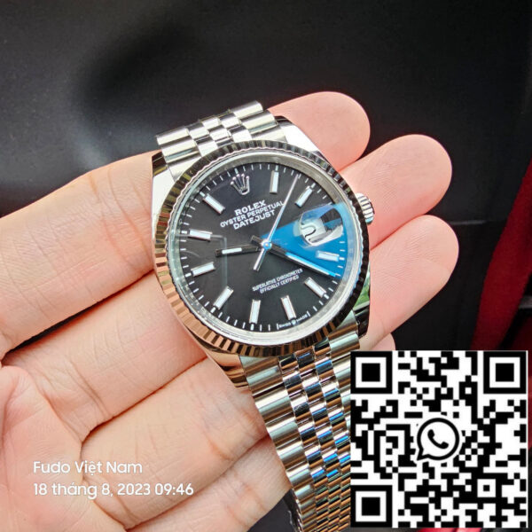 Rolex Datejust M126234-0015 36MM with actual photos Clean Factory Black Dial