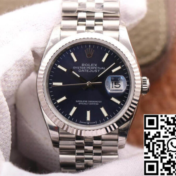 Rolex Datejust M126234-0017 1:1 Best Edition EW Factory Blue Dial