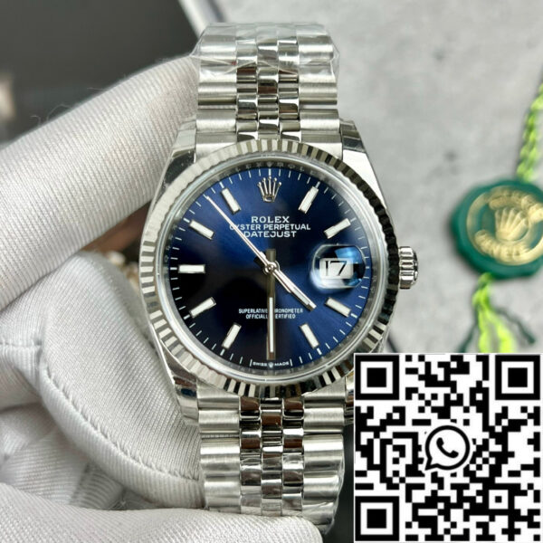 Rolex Datejust M126234-0017 Oystersteel 1:1 Best Edition EW Factory Blue Dial