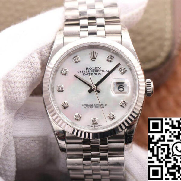 Rolex Datejust M126234-0019 1:1 Best Edition EW Factory Mother-Of-Pearl Dial