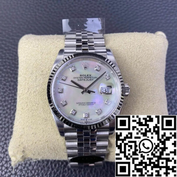 Rolex Datejust M126234-0019 36MM 1:1 Best Edition Clean Factory Stainless Steel