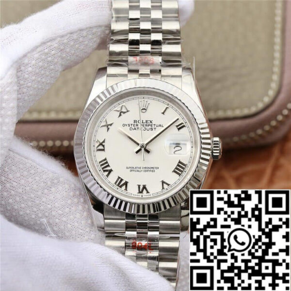 Rolex Datejust M126234-0025 1:1 Best Edition GM Factory White Dial