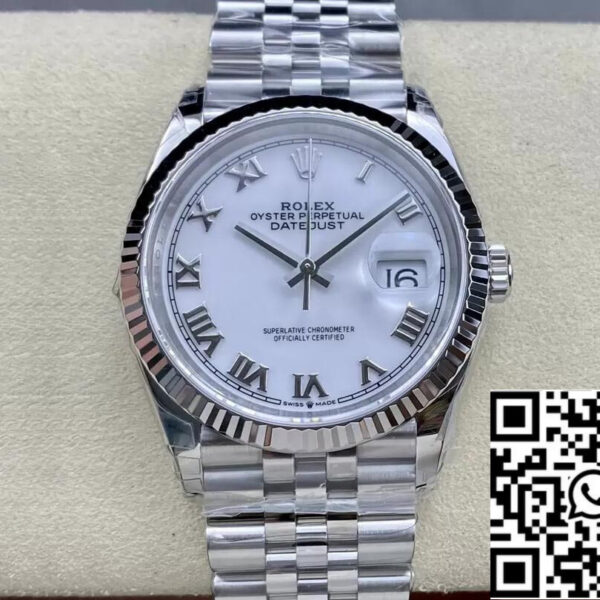 Rolex Datejust M126234-0025 36MM 1:1 Best Edition VS Factory Stainless Steel