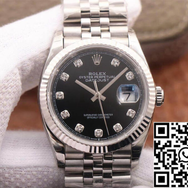 Rolex Datejust M126234-0027 1:1 Best Edition EW Factory Black Dial