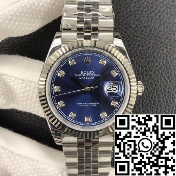 Rolex Datejust M126234-0037 1:1 Best Edition EW Factory Blue Dial