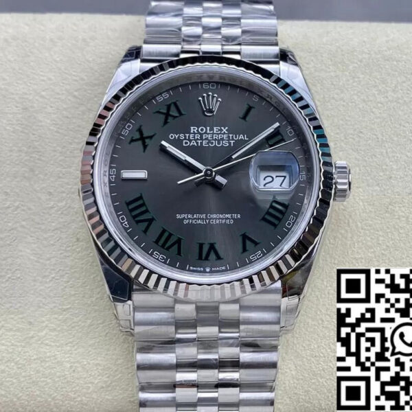 Rolex Datejust M126234-0045 36MM 1:1 Best Edition VS Factory Gray Dial