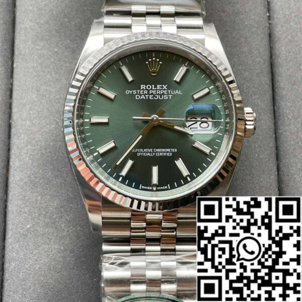 Rolex Datejust M126234-0051 36MM 1:1 Best Edition Clean Factory Green Dial