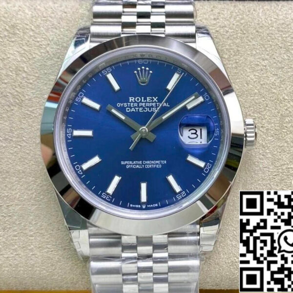 Rolex Datejust M126300-0002 41MM 1:1 Best Edition VS Factory Blue Dial