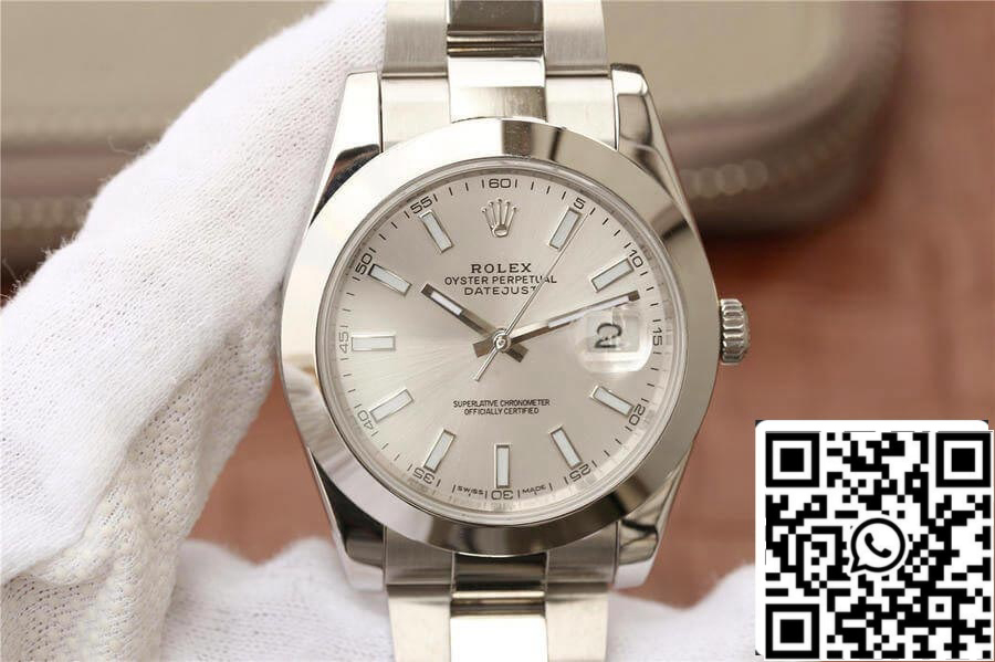 Rolex Datejust M126300-0005 1:1 Best Edition EW Factory White Dial