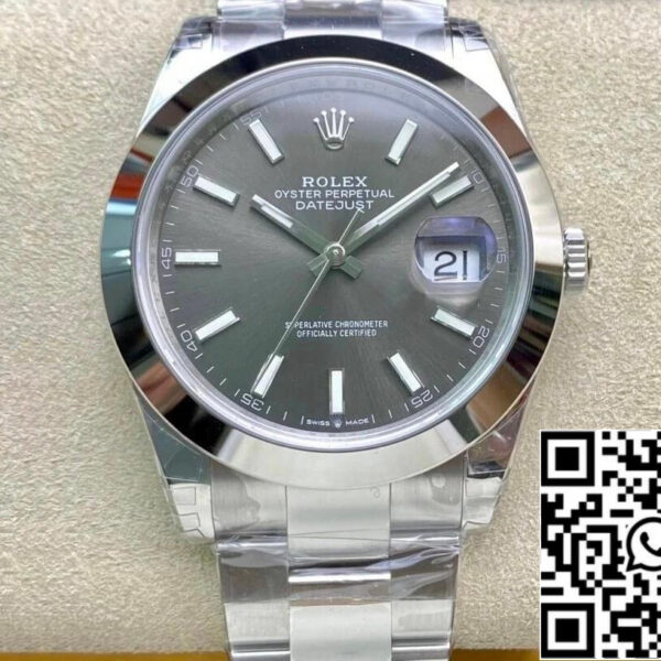 Rolex Datejust M126300-0007 41MM 1:1 Best Edition VS Factory Gray Dial
