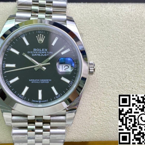 Rolex Datejust M126300-0012 1:1 Best Edition EW Factory Black Dial