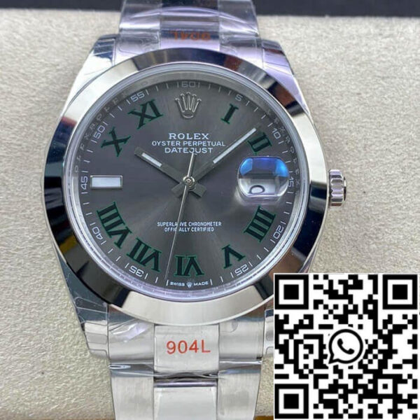 Rolex Datejust M126300-0013 41MM 1:1 Best Edition EW Factory Dark Grey Dial