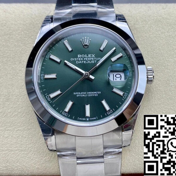 Rolex Datejust M126300-0019 41MM 1:1 Best Edition VS Factory Green Dial