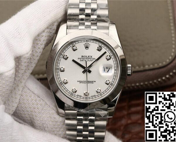 Rolex Datejust M126300 1:1 Best Edition EW Factory Diamond-set Dial