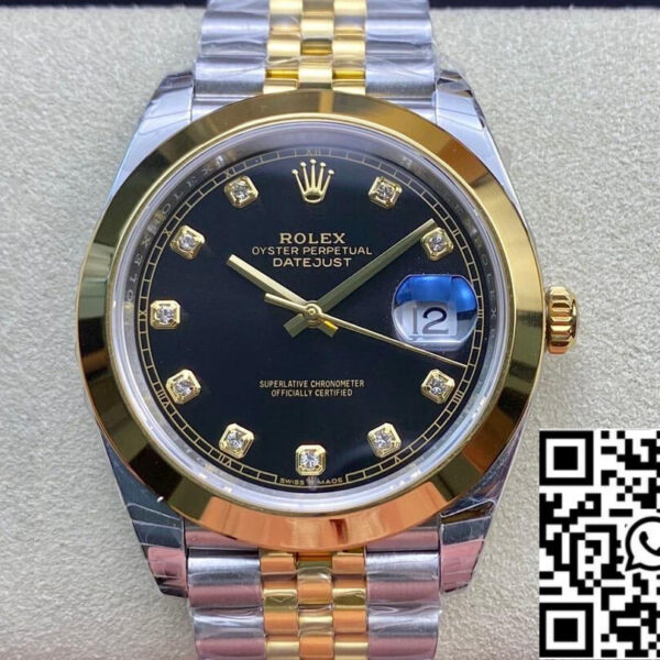 Rolex Datejust M126303-0006 1:1 Best Edition EW Factory Black Dial