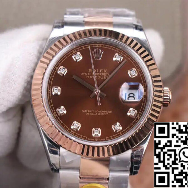 Rolex Datejust M126331-0003 41MM 1:1 Best Edition TW Factory Chocolate Dial
