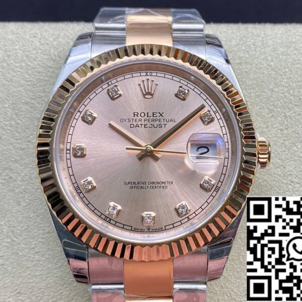 Rolex Datejust M126331-0007 41MM 1:1 Best Edition EW Factory V3 Pink Dial