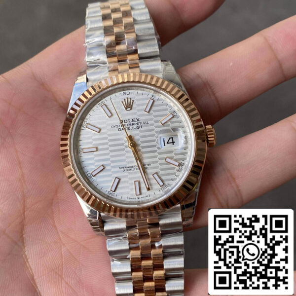 Rolex Datejust M126331-0018 41MM 1:1 Best Edition VS Factory Silver Dial