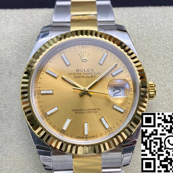 Rolex Datejust M126333-0009 1:1 Best Edition EW Factory Champagne Dial