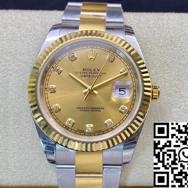 Rolex Datejust M126333-0011 1:1 Best Edition EW Factory Champagne Dial