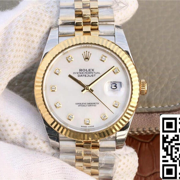 Rolex Datejust M126333-0018 1:1 Best Edition EW Factory Yellow Gold