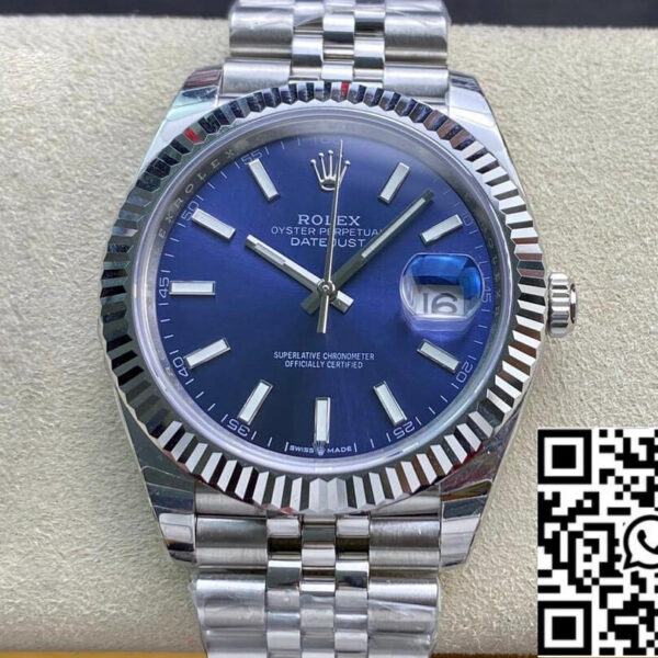 Rolex Datejust M126334-0002 1:1 Best Edition EW Factory Blue Dial