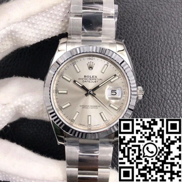 Rolex Datejust M126334-0003 1:1 Best Edition VS Factory Silver Dial