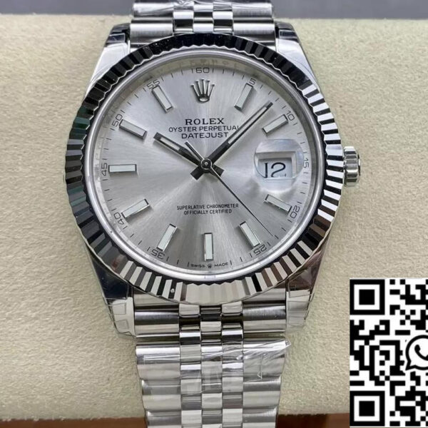 Rolex Datejust M126334-0004 1:1 Best Edition VS Factory Silver Dial