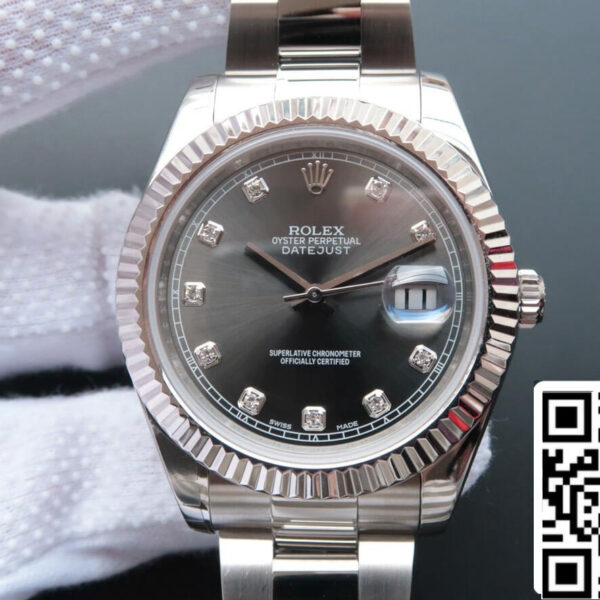Rolex Datejust M126334-0005 1:1 Best Edition EW Factory Diamond-Studded Dial